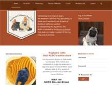 Tablet Screenshot of northerncaliforniapugclub.org